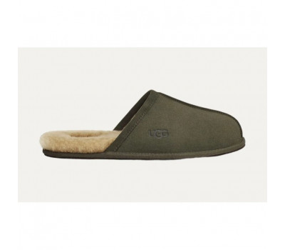 MENS SCUFF SLIPPER FOREST NIGHT