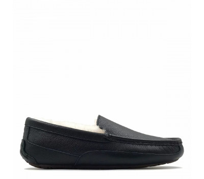 MENS ASCOT LEATHER BLACK MENS ASCOT LEATHER BLACK