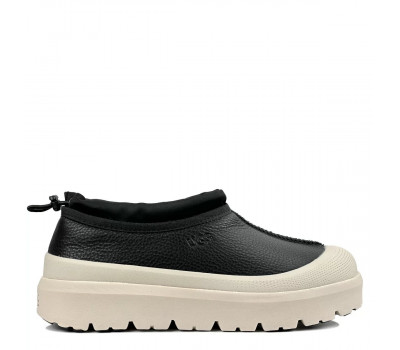 MENS TASMAN HYBRID LEATHER BLACK