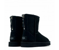 KIDS CLASSIC SHORT ZIP BLACK