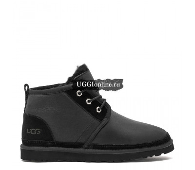 Mens Neumel Boots Metallic Black Mens Neumel Boots Metallic Black